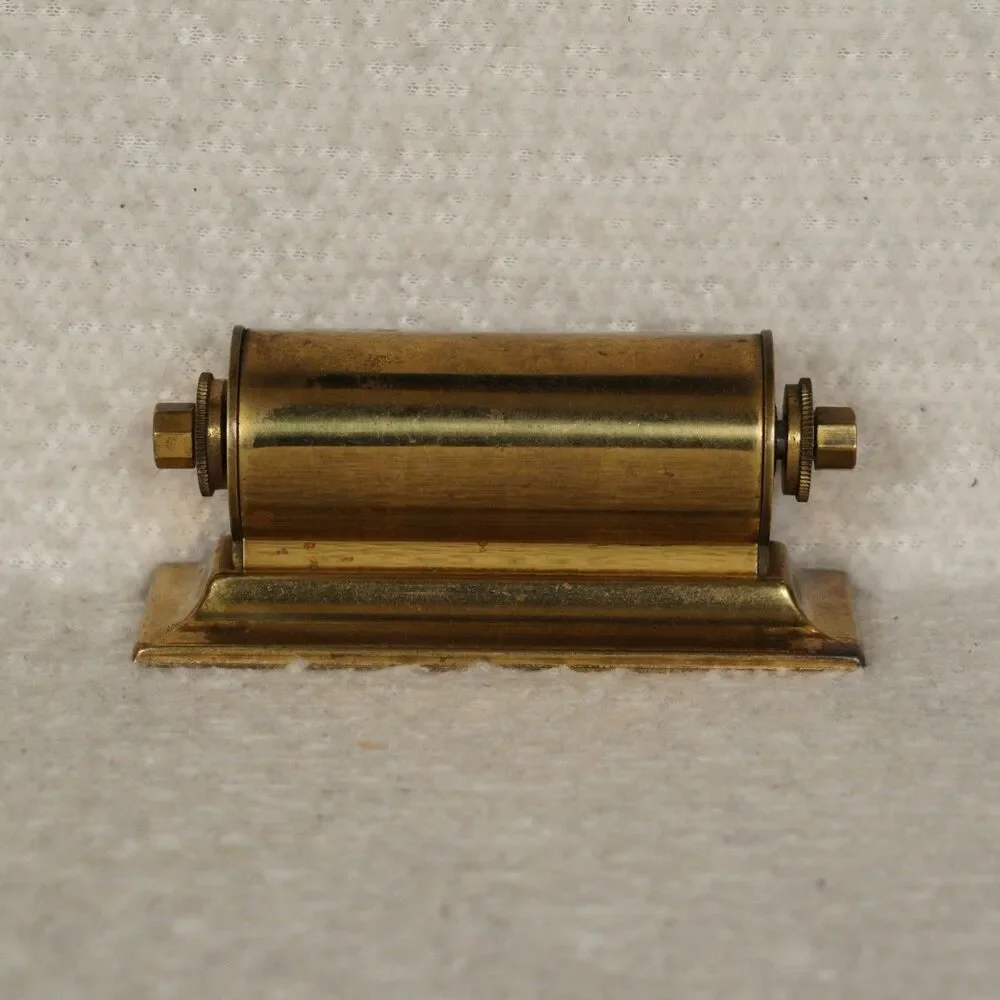 Park Sherman Brass Perpetual Desk Calendar Mid-Century Springfield Illinois VTG